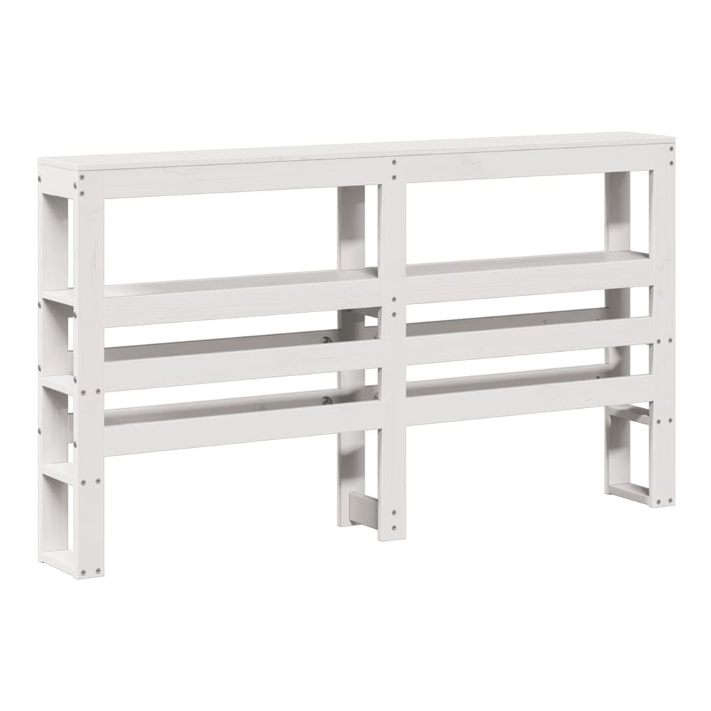 Bed Frame with Headboard without Mattress White 120 cm 200 cm