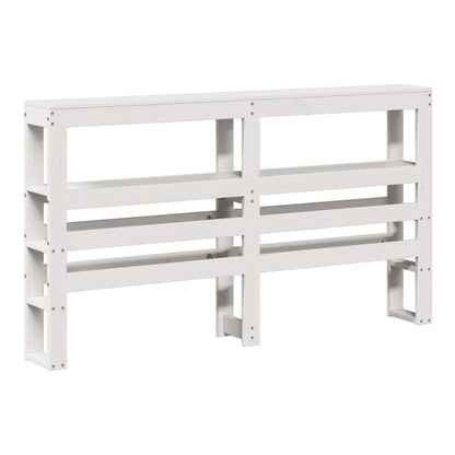Bed Frame with Headboard without Mattress White 120 cm 200 cm