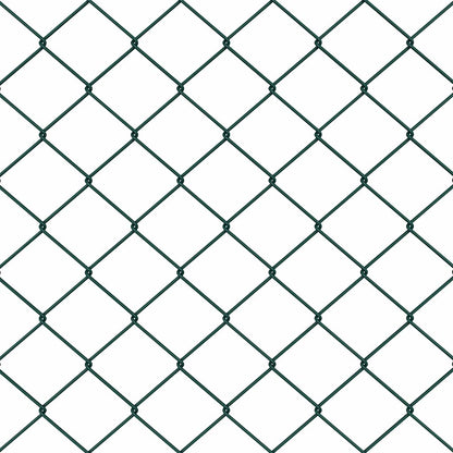 vidaXL Chainlink Fence with Concrete Base 10 x 1 m PVC-Coated Steel 3