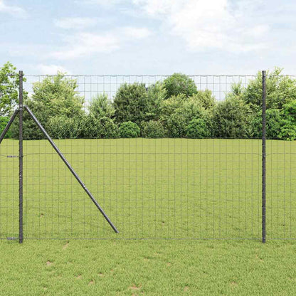 Euro Fence 10 x 1 m PVC-Coated Steel Mesh Ground Fix Grey mesh Size 77 x 64 mm mesh 1.5 m