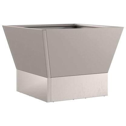 vidaXL Fire Bowl Rusty 40 x 40 x 35 cm Weathering Steel 5