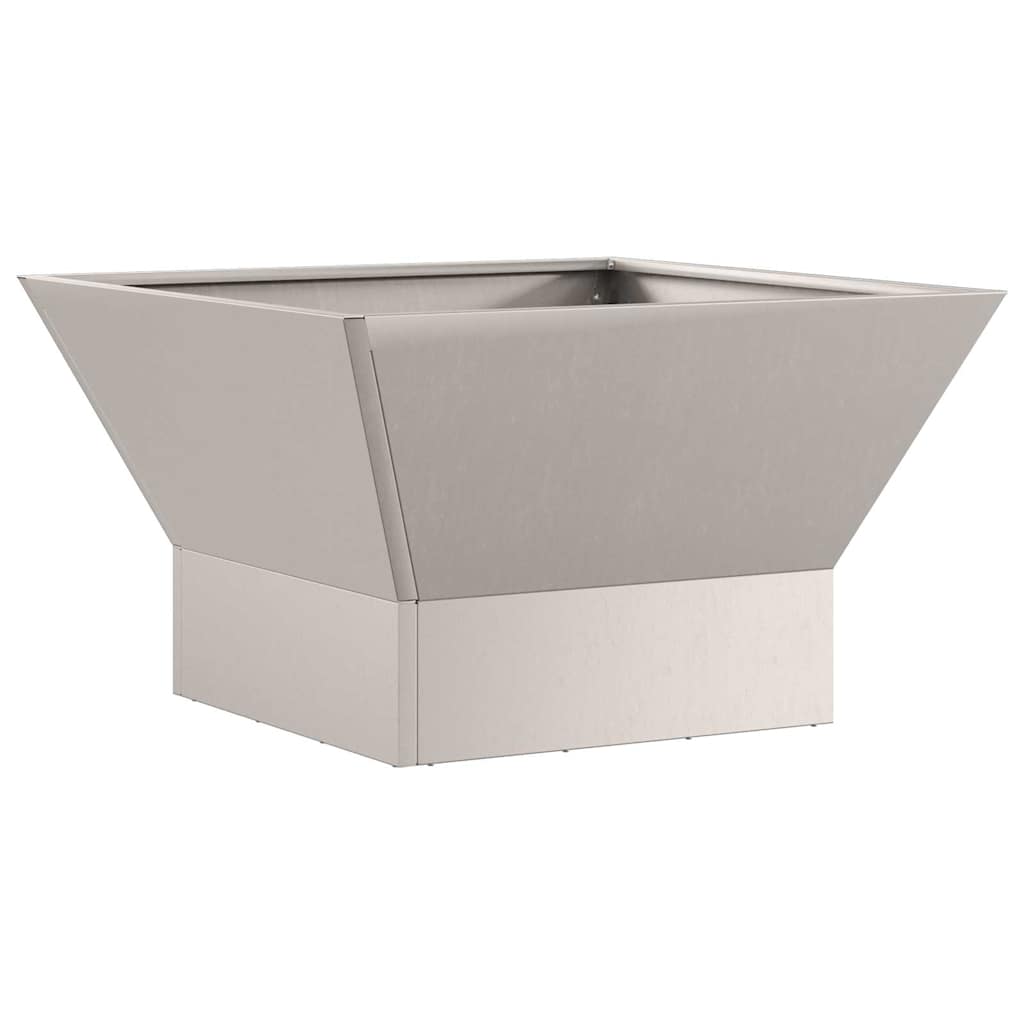 vidaXL Fire Bowl Rusty 60 x 60 x 35 cm Weathering Steel 5