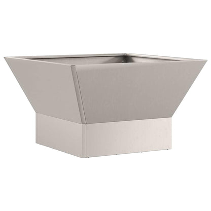 vidaXL Fire Bowl Rusty 60 x 60 x 35 cm Weathering Steel 5