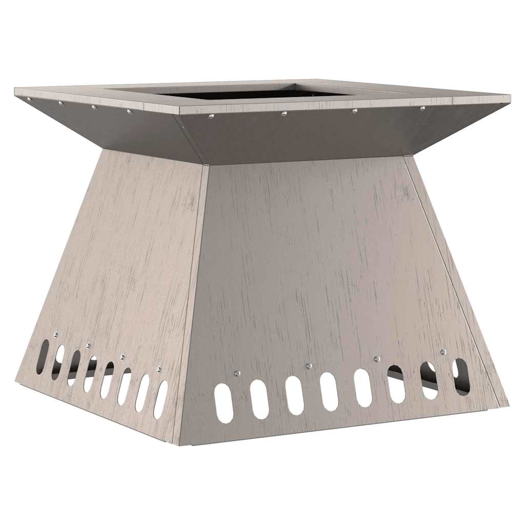 vidaXL Fire Bowl Rusty 48 x 48 x 40 cm Weathering Steel 5