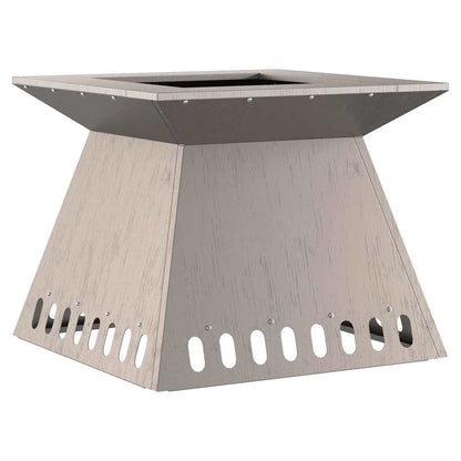 vidaXL Fire Bowl Rusty 48 x 48 x 40 cm Weathering Steel 5
