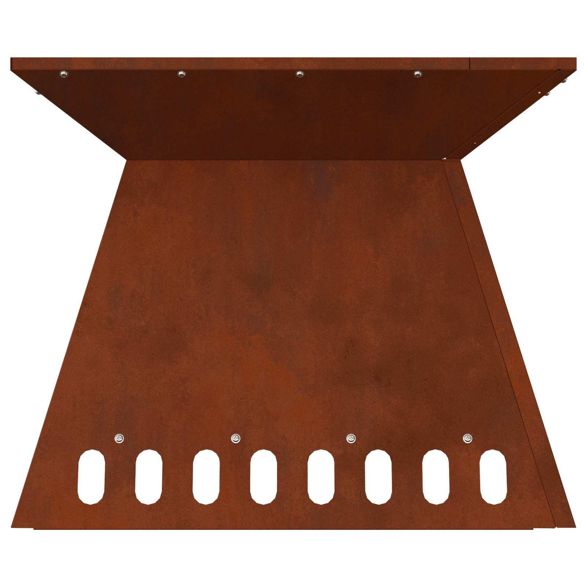 vidaXL Fire Bowl Rusty 48 x 48 x 40 cm Weathering Steel 6