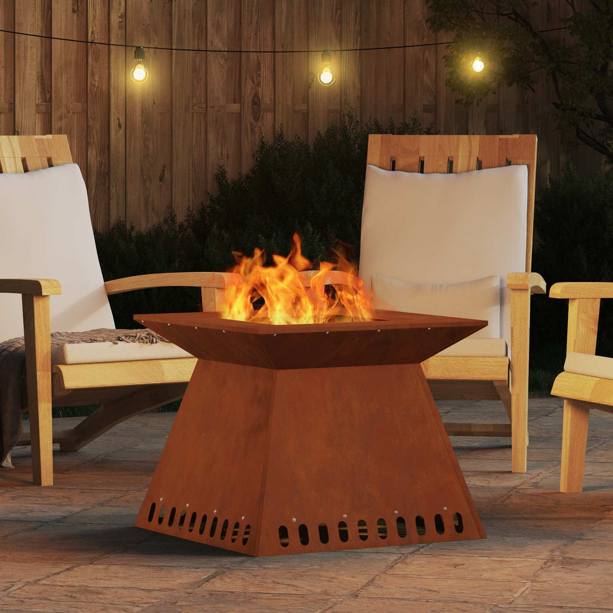 Fire Bowl Black Weathering Steel Weathering steel/brown 60 cm 60 cm