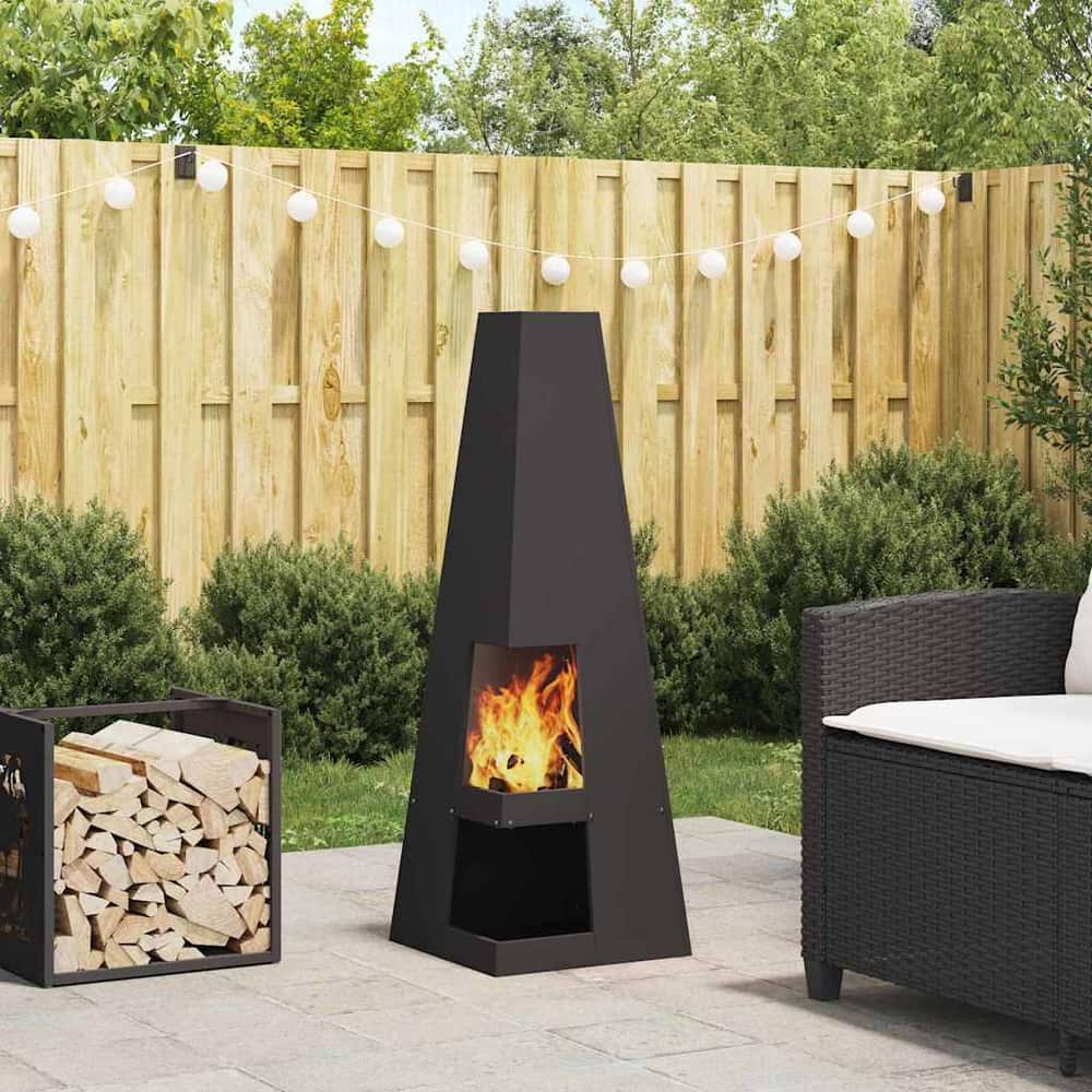 Fire Bowl Black Weathering Steel Cold-rolled steel/black 35 cm 35 cm