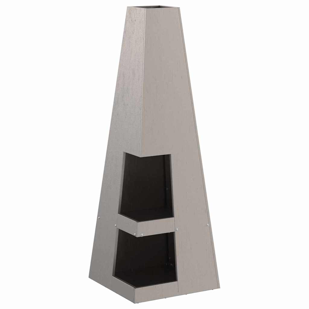 vidaXL Fire Bowl Rusty 35 x 35 x 100 cm 5