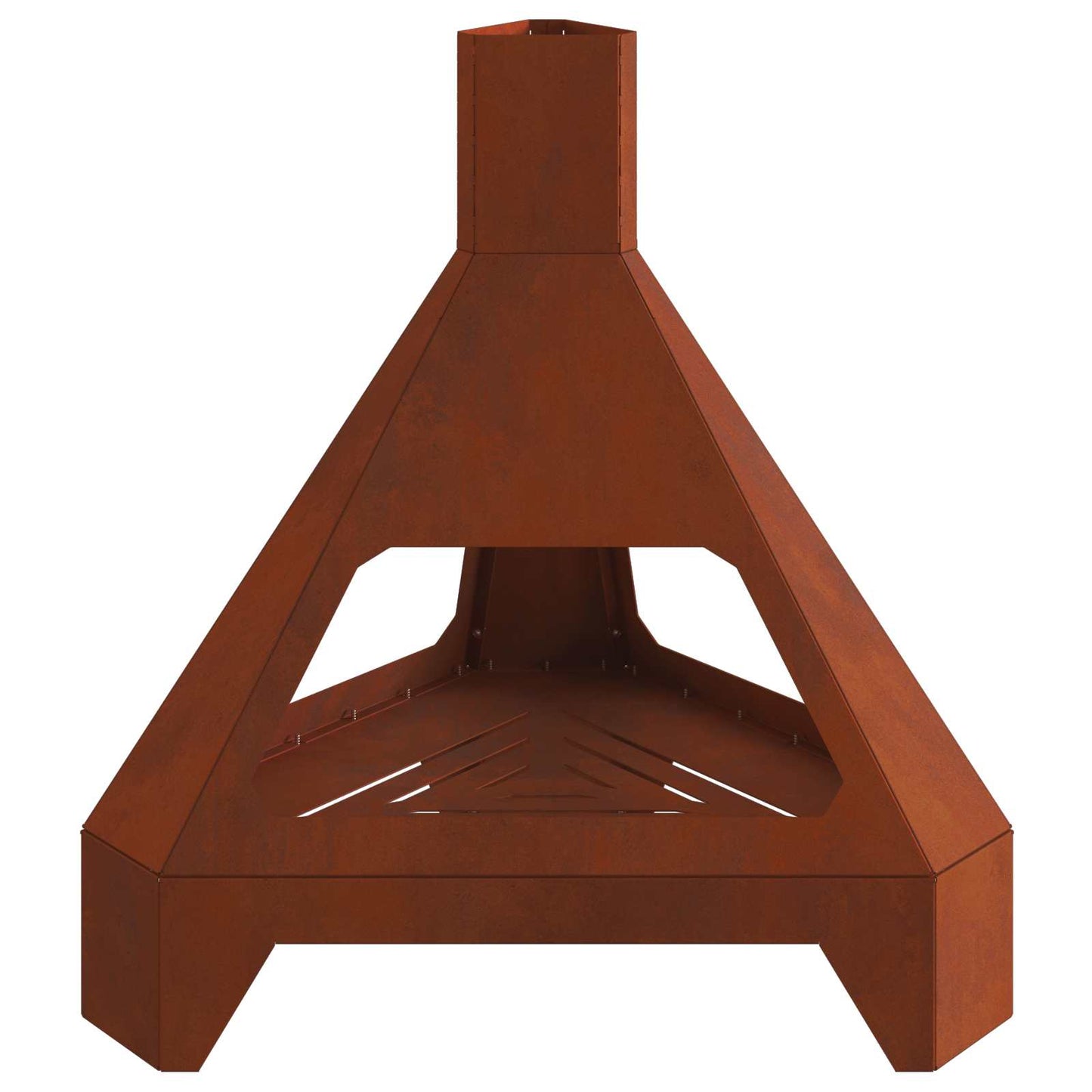vidaXL Fire Bowl Rusty 50 x 43 x 52 cm Weathering Steel 6