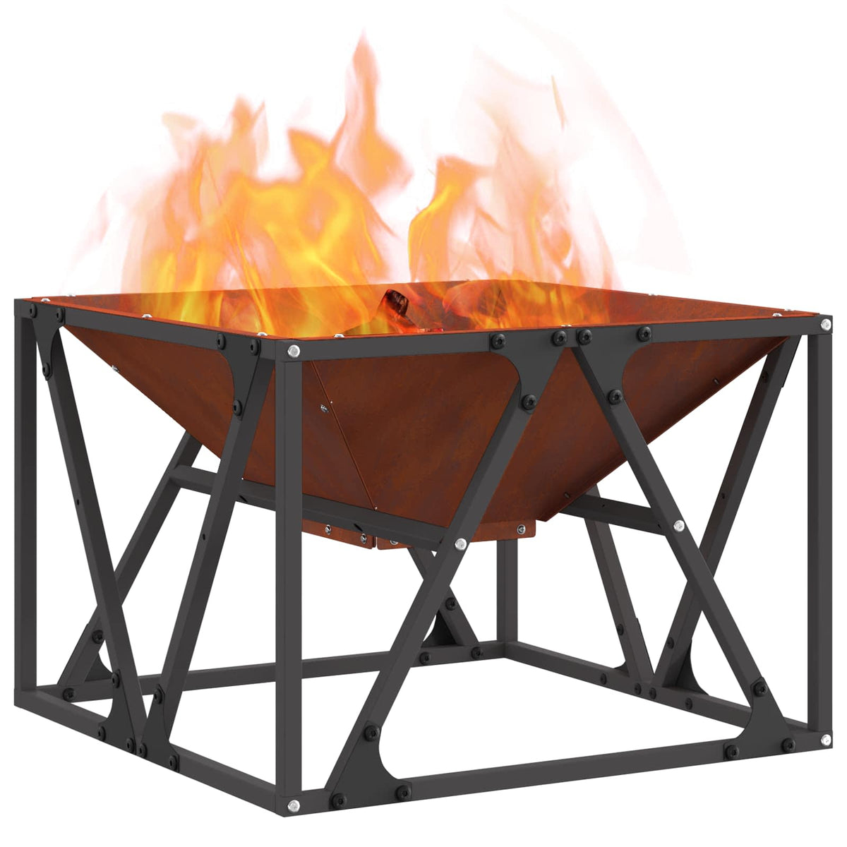 Fire Bowl Rusty Weathering Steel Weathering steel/brown 50 cm 35 cm 50 cm