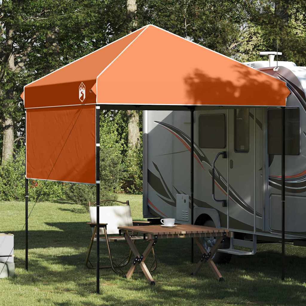 vidaXL Canopy Tent 194 x 194 x 251 cm Orange Fabric 1