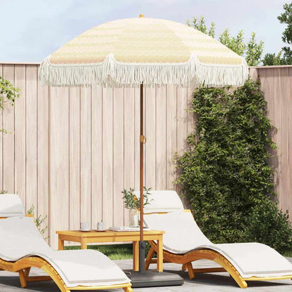 vidaXL Beach Parasol 160 x 160 x 196 cm Polyester and Steel Round 1