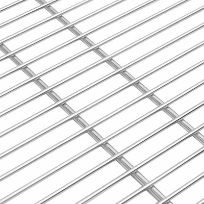 vidaXL BBQ Grill Grate Silver 57 x 57 cm Stainless Steel 4