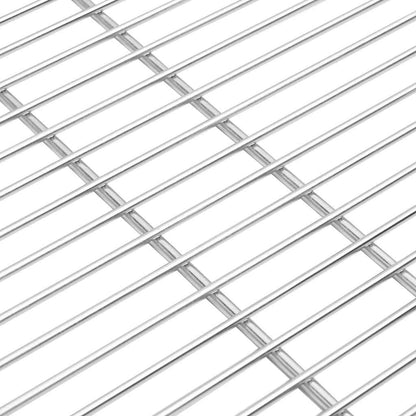 vidaXL BBQ Grill Grate Silver 60 x 60 cm Stainless Steel 4