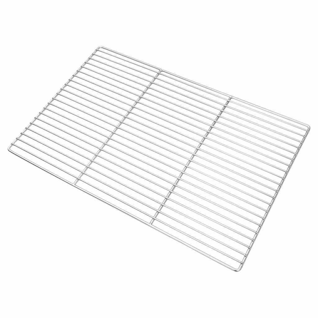 vidaXL Grill Grate 60 x 40 cm Stainless Steel Silver 2