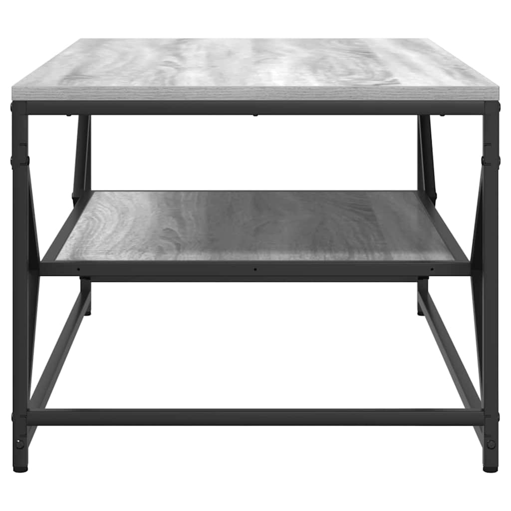 vidaXL Coffee Table Grey Sonoma 90 x 50 x 40 cm 6