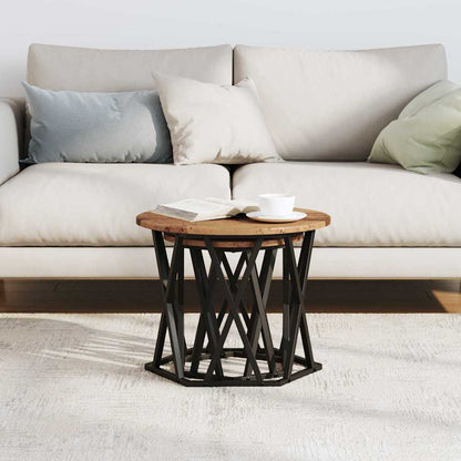 vidaXL Side Table 2 pcs Reclaimed Wood 50 x 50 x 40 cm 4