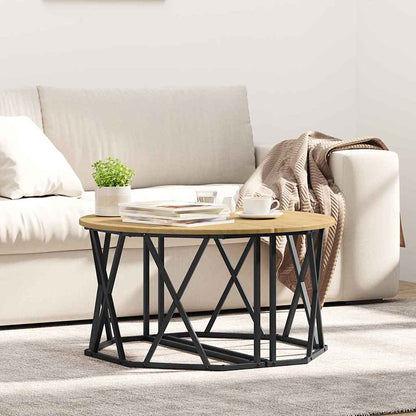 vidaXL Coffee Table Artisan Oak 80 x 80 x 42 cm 1