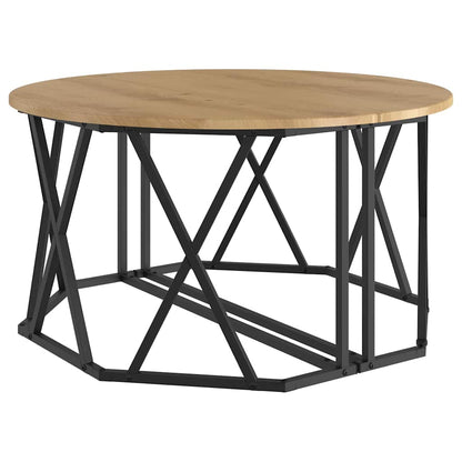 vidaXL Coffee Table Artisan Oak 80 x 80 x 42 cm 5