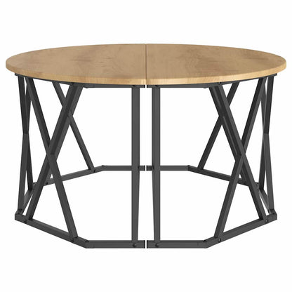 vidaXL Coffee Table Artisan Oak 80 x 80 x 42 cm 6