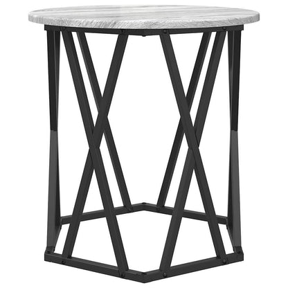 vidaXL Coffee Table 2 pcs Grey Sonoma 50 x 50 x 50 cm 6