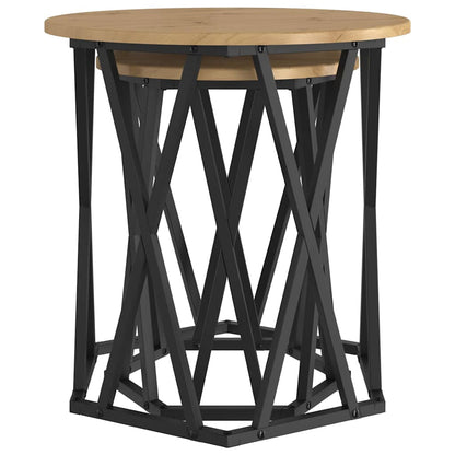 vidaXL Coffee Table 2 pcs Artisan Oak 50 x 50 x 50 cm 5