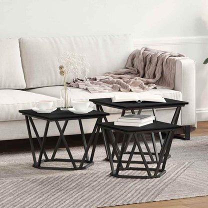 vidaXL Coffee Table 3 pcs 50 x 50 x 40 cm