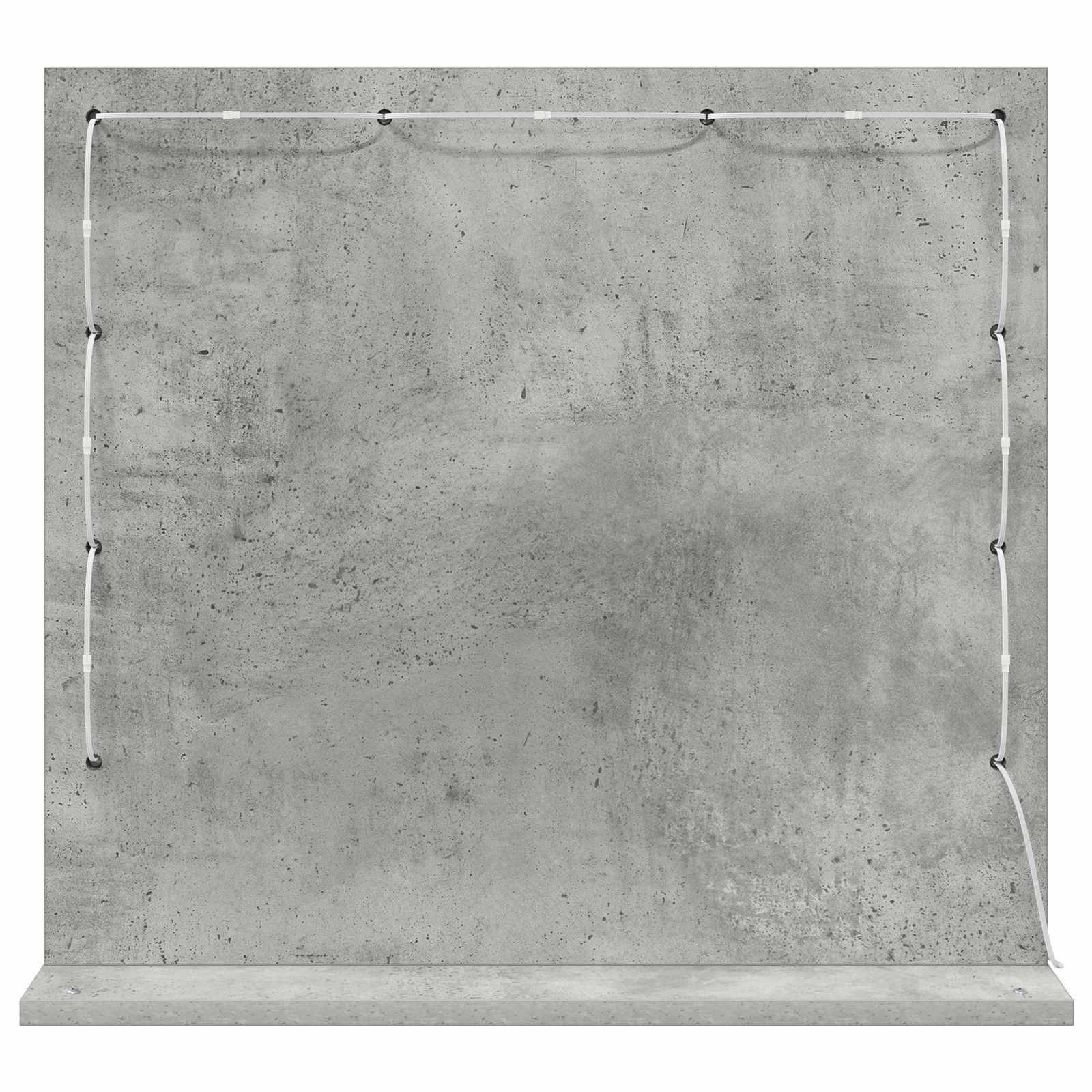 vidaXL Vanity Mirror Concrete Grey 60 x 55 x 18 cm Rectangular 6