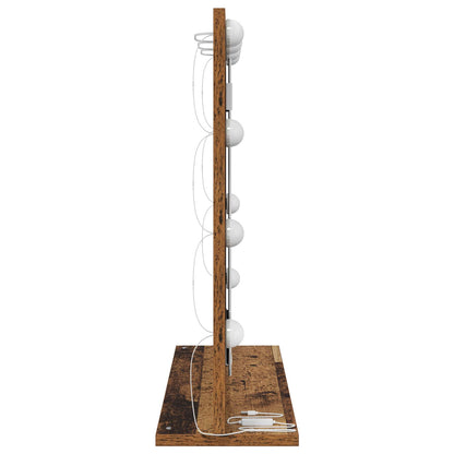 vidaXL Vanity Mirror Old Wood 60 x 55 x 18 cm Rectangular 5