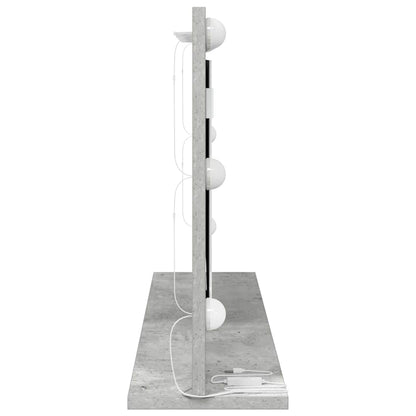 vidaXL Vanity Mirror Concrete Grey 80 x 45 x 18 cm Rectangular 5
