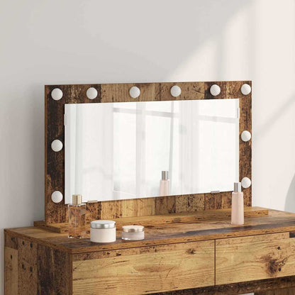 vidaXL Vanity Mirror Old Wood 80 x 45 x 18 cm Rectangular 1