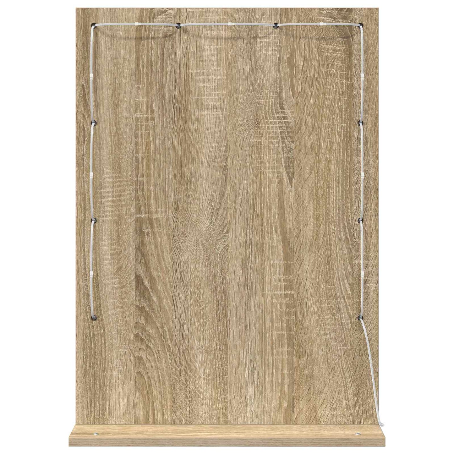 vidaXL Vanity Mirror Sonoma Oak 70 x 50 x 18 cm Rectangular 6