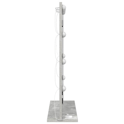 vidaXL Vanity Mirror Concrete Grey 70 x 50 x 18 cm Rectangular 5