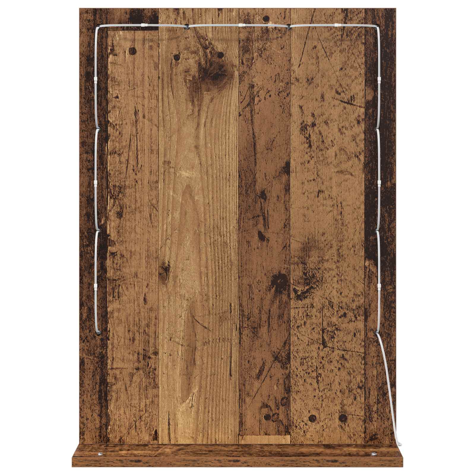 vidaXL Vanity Mirror Old Wood 70 x 50 x 18 cm Rectangular 6
