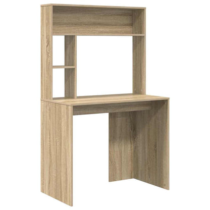 vidaXL Desk Sonoma Oak 91 x 50 x 149 cm Engineered Wood 2