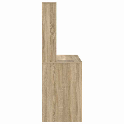 vidaXL Desk Sonoma Oak 91 x 50 x 149 cm Engineered Wood 6