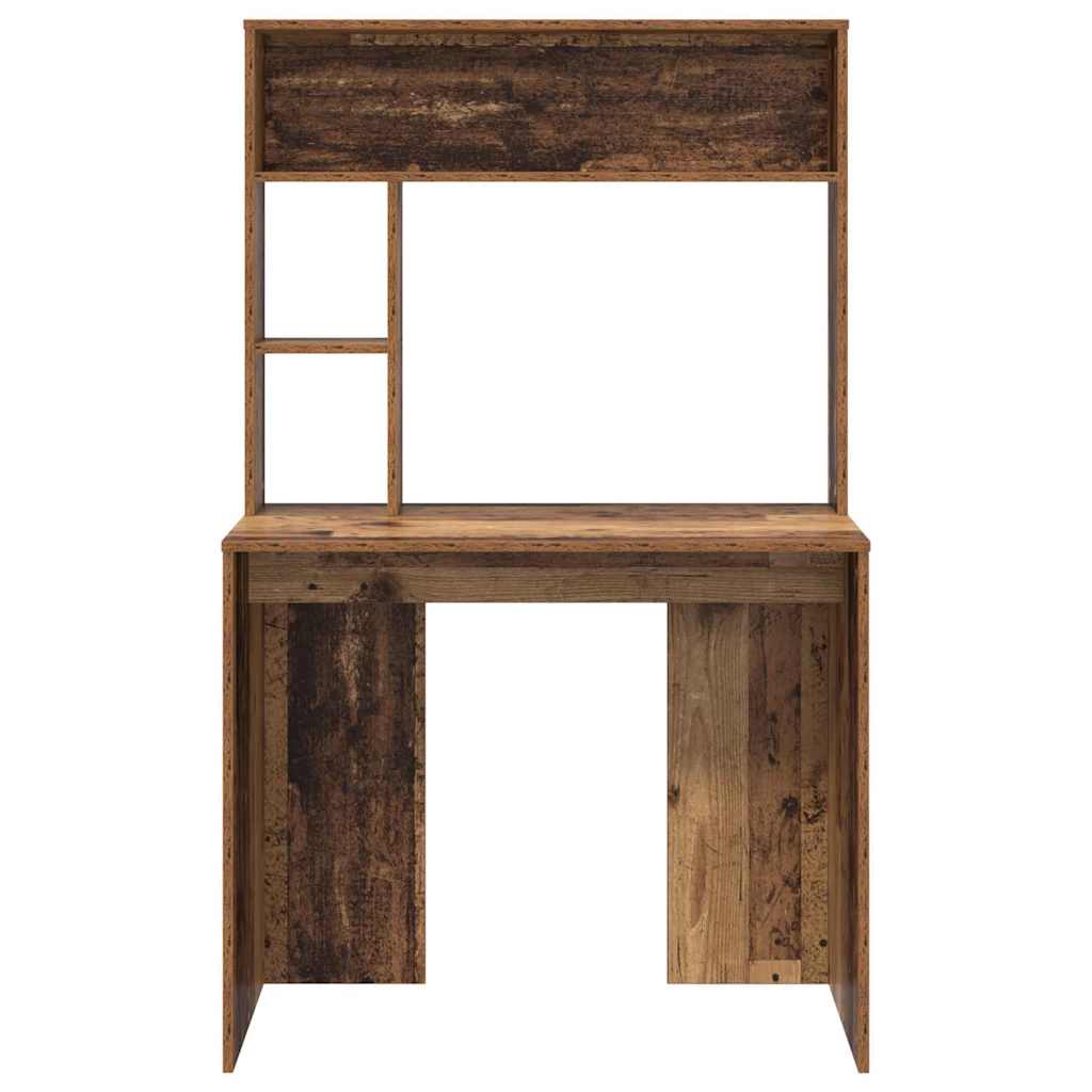 vidaXL Desk Old Wood 91 x 50 x 149 cm Engineered Wood 5