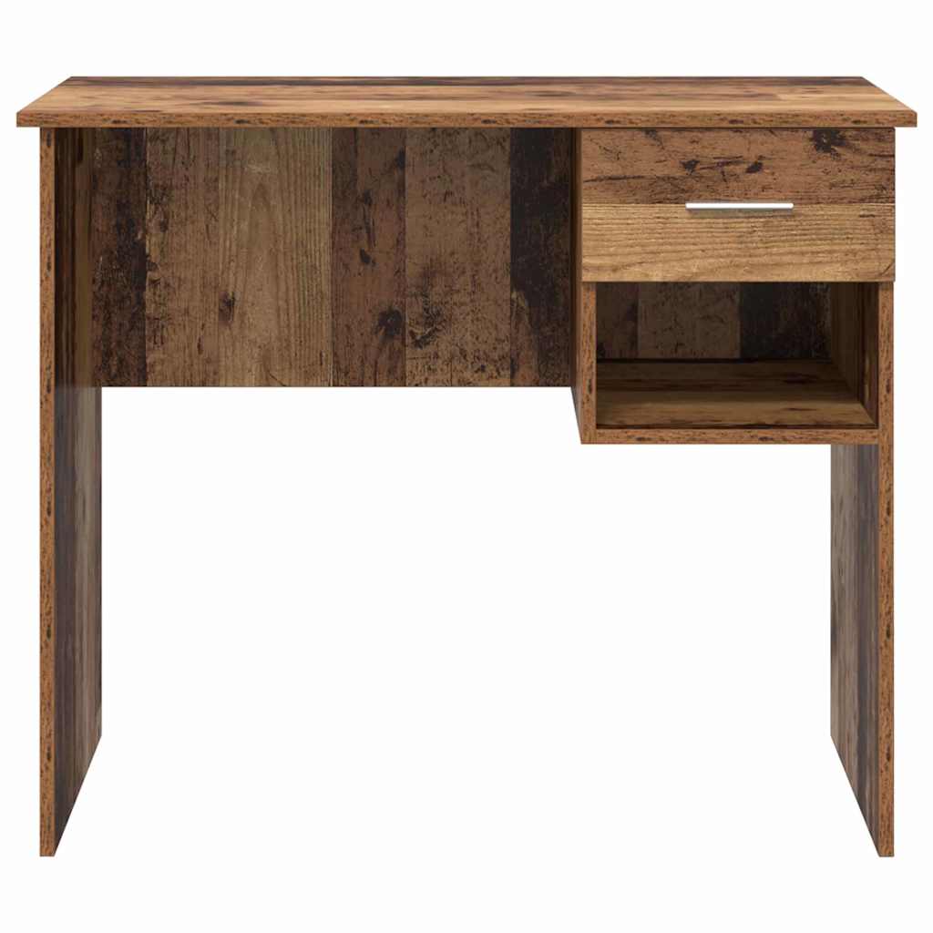 vidaXL Desk Old Wood 90 x 49 x 75 cm Engineered Wood 6