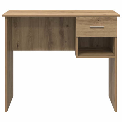 vidaXL Desk Artisan Oak 90 x 49 x 75 cm Engineered Wood 6