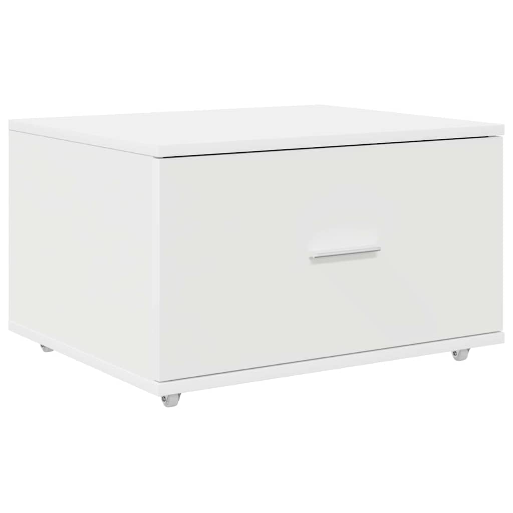 vidaXL Drawer Cabinet 55 x 45 x 31 cm White 2