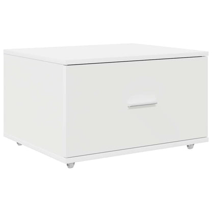 vidaXL Drawer Cabinet 55 x 45 x 31 cm White 2