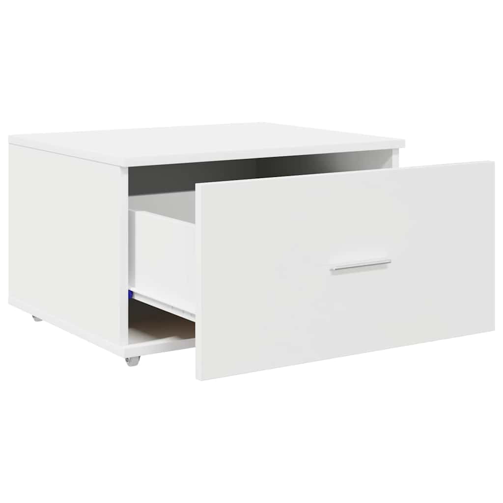 vidaXL Drawer Cabinet 55 x 45 x 31 cm White 5