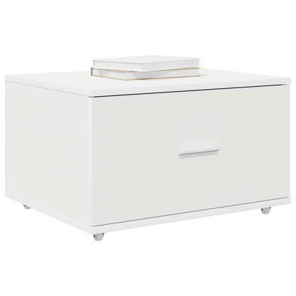 vidaXL Drawer Cabinet 55 x 45 x 31 cm White 3