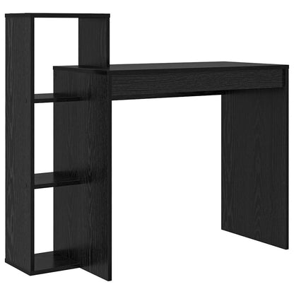 vidaXL Desk Black Oak Engineered Wood 100 x 40 x 90 cm 2