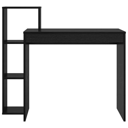 vidaXL Desk Black Oak Engineered Wood 100 x 40 x 90 cm 5