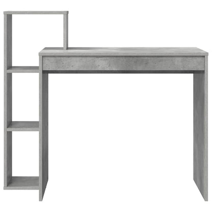 vidaXL Desk Concrete Grey Engineered Wood 100 x 40 x 90 cm 5