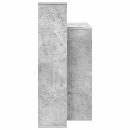 vidaXL Desk Concrete Grey Engineered Wood 100 x 40 x 90 cm 6