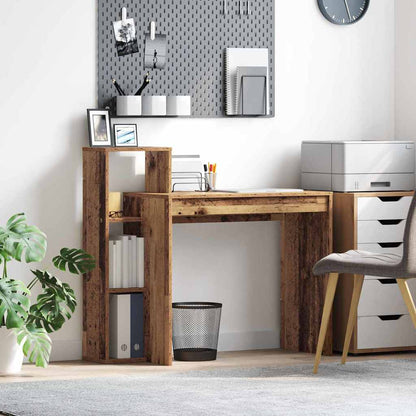 vidaXL Desk Old Wood Engineered Wood 100 x 40 x 90 cm 1