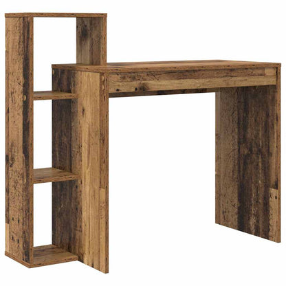 vidaXL Desk Old Wood Engineered Wood 100 x 40 x 90 cm 2